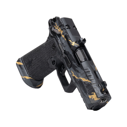Monsoon Tactical Staccato HD P4 Gold / Grey Tiger Stripe GMGK Cherry Blossom 9mm Package 2