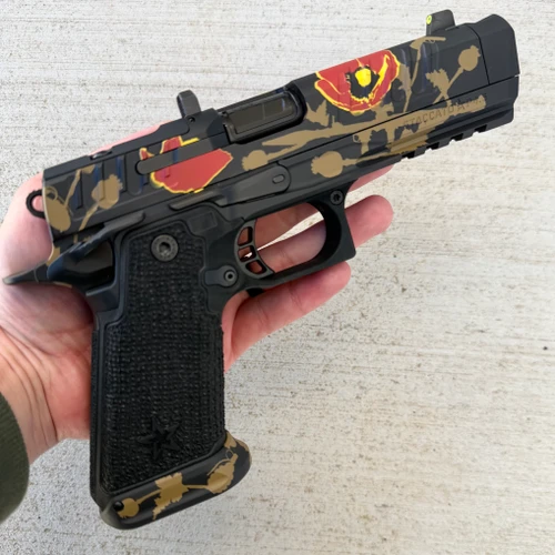 Monsoon Tactical Staccato HD P4.5 Poppies of War Genghis Komp Cherry Blossom 9mm Package 2