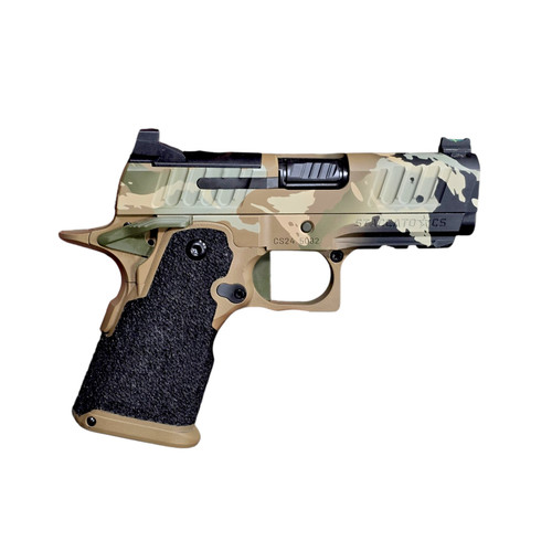DMC Staccato CS Green/Tan 6-Color Camo Stippled (9mm) DPO