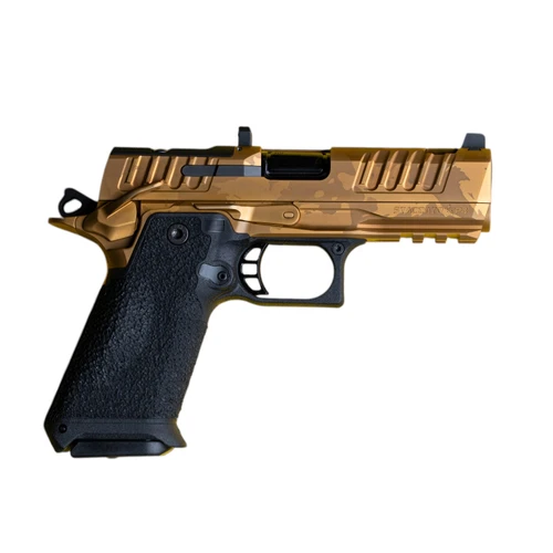 DMC Staccato HD P4 Ported Copper PVD Camo Bi-Tone 9mm