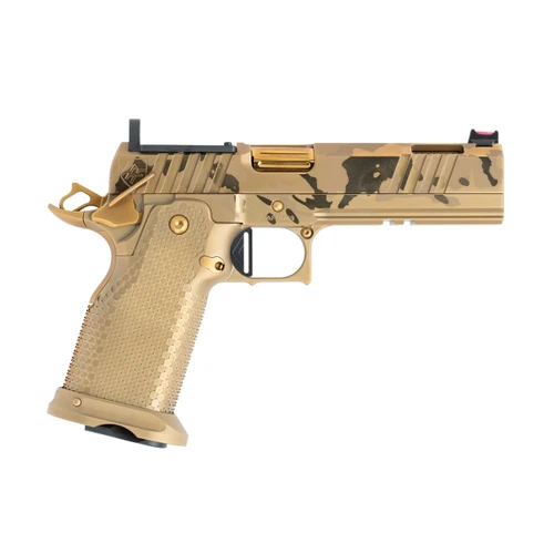 Alpha American Warfighter V-Ported FDE PVD Camo Tri-Tone DMC (9mm) 5"