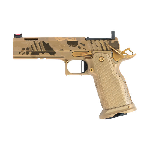 Alpha American Warfighter V-Ported FDE PVD Camo Tri-Tone DMC (9mm) 5"