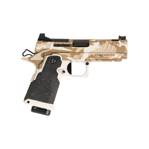 DMC Staccato Ported C FDE Camo Stippled (9mm) DPO