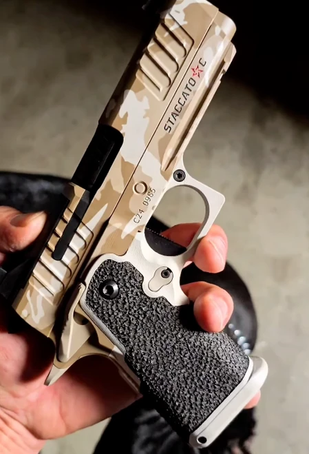 DMC Staccato Ported C FDE Camo Stippled (9mm) DPO