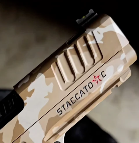 DMC Staccato Ported C FDE Camo Stippled (9mm) DPO
