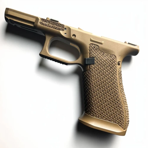 Lead Baron Customs G19X Stippled Frame — Tracker, SLR Magwell