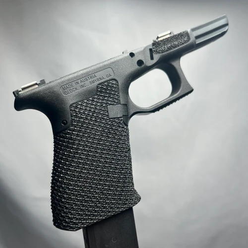 Lead Baron Customs G19 Gen 3 Stippled Frame — Combo (X and Tracker)