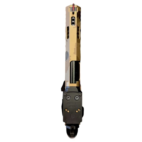 CNC Gunworks Akira V6 Ported FDE PVD Camo DMC (9mm) 4.6"