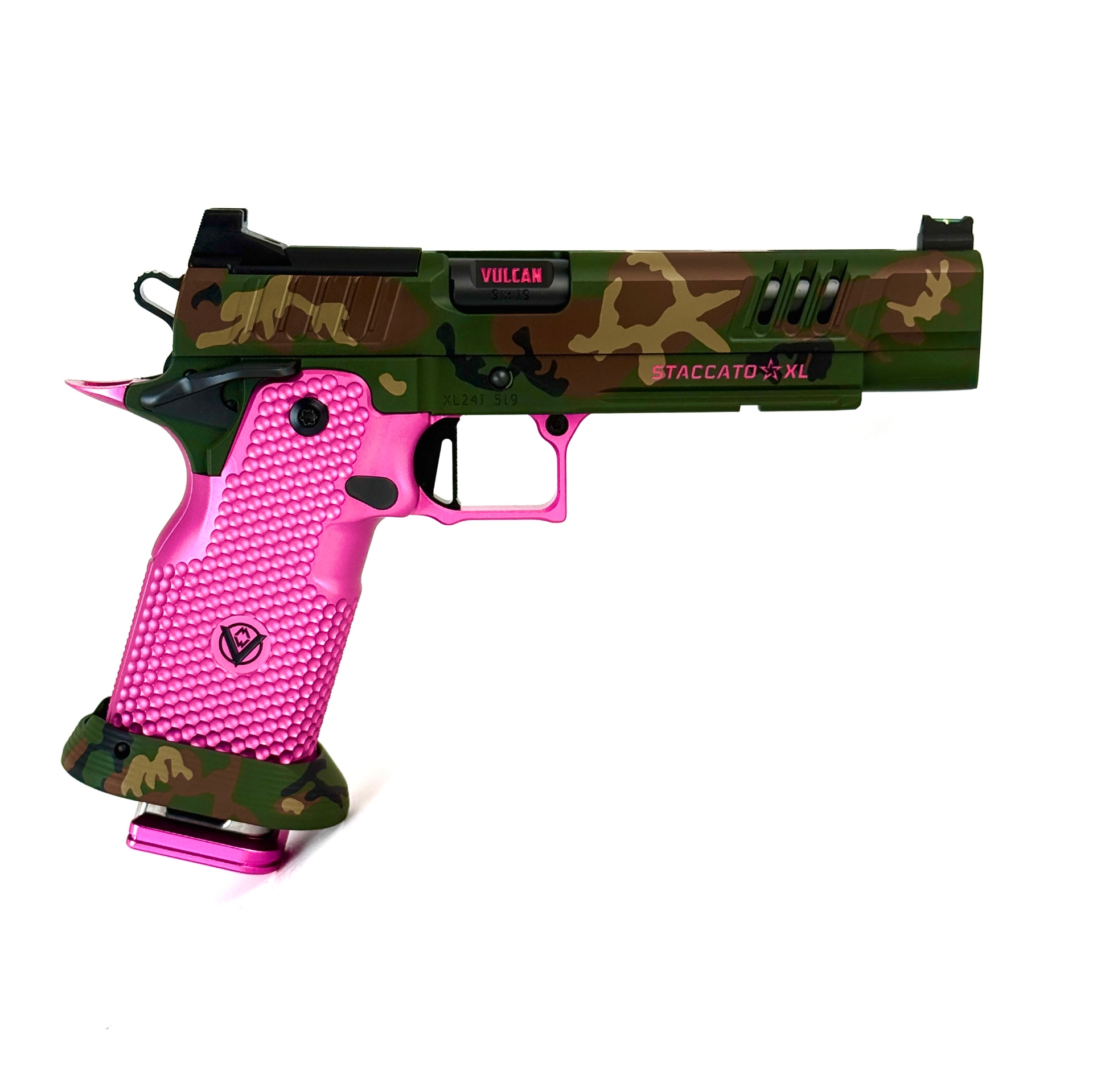 Vulcan Staccato XL Island Barrel M81 Woodland/Pink Ignis Ported