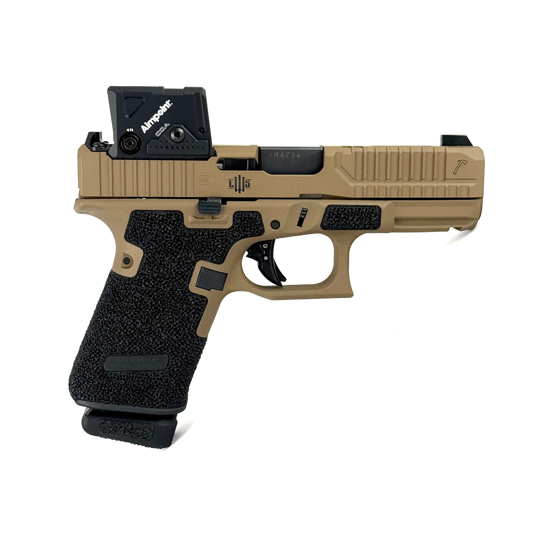 ウルヴァリン ウルフアンクル 1/1 クロー LWS x VEIL G19 Gen 5 COA Ported Tomahawk Dark Tano Slim Grip
