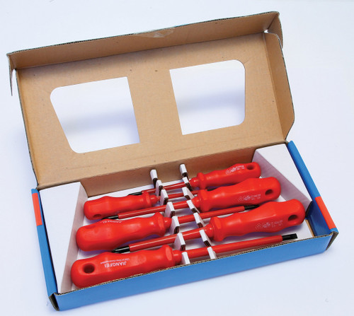 6PC ELECTRICIANS VDE SCREWDRIVER SET