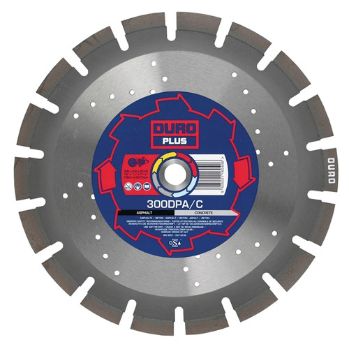 300MM (12") X 20MM DURO PLUS ASPHALT & CONCRETE DIAMOND BLADE