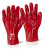 Red PVC Gauntlet 11 Inch