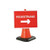 600 x 450MM PEDESTRIANS RIGHT CONE SIGN