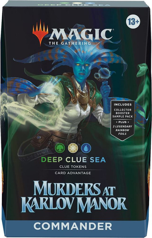 Murders at Karlov Mandor Commander Deck Deep Clue Sea