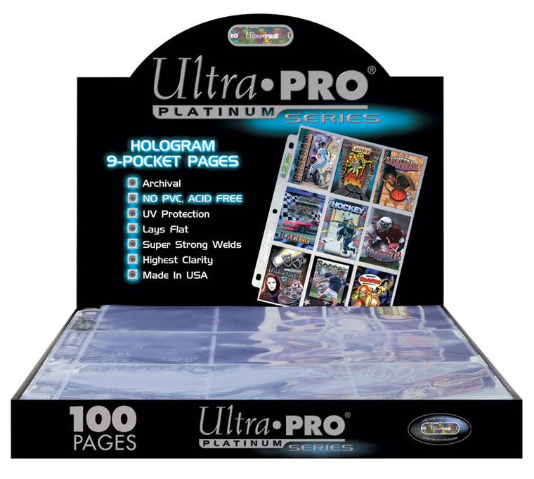Ultra Pro Platinum Series Hologram 9 Pocket 100 Pages