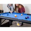 Blue Wave Fairmont Portable 6-Ft Pool Table for Families with Easy Folding for Storage, Includes Balls, Cues, Chalk