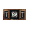 Blue Wave Drifter Solid Wood Dartboard and Cabinet Set