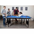 Blue Wave Fairmont Portable 6-Ft Pool Table for Families with Easy Folding for Storage, Includes Balls, Cues, Chalk