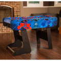 Blue Wave Gladiator 48-In Foosball Table for Kids with Easy Folding for Storage, Robot Graphics, Ergonomic Handles