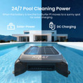  Aiper EcoSurfer P1 Robotic Pool Skimmer with Solar Charging 
