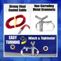 UnRippable Winter Cover for Aboveground Pools Cable and Winch