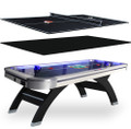 Slap Shot 7' Air Hockey Table with Optional Table Tennis