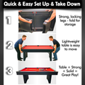 The Ashford 6' Portable Folding Pool Table