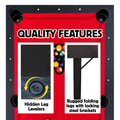 The Ashford 6' Portable Folding Pool Table