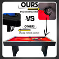 Freetime Fun Ashford 6' Portable Folding Pool Table - Plays Like a Full-Sized Billiard Table for Home Fun 