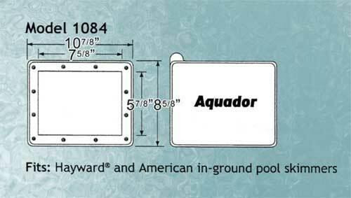 White Snap-On Face Plate Cover for SP1084 Skimmers | Royal Swimming Pools