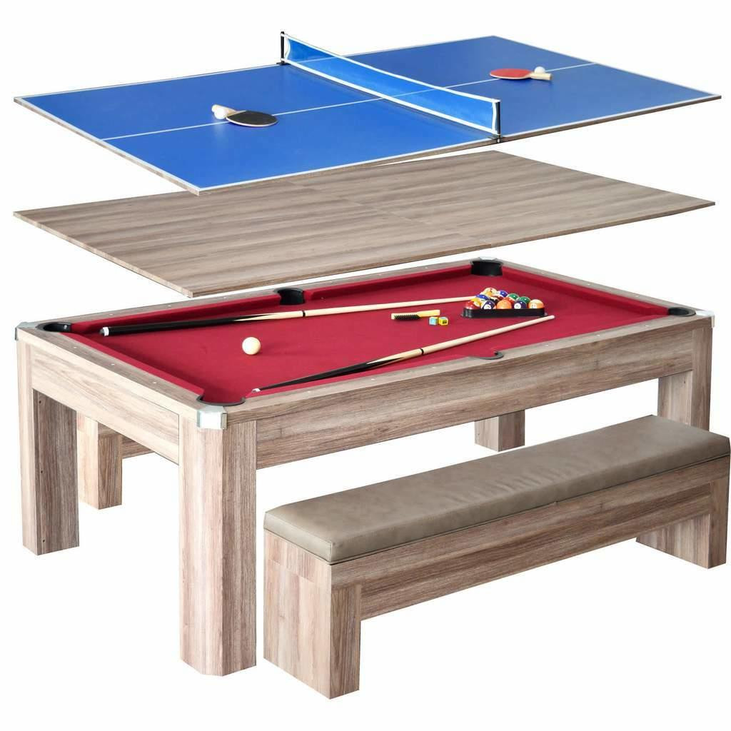 Buy Newport 7-ft Pool Table Combo Set with Benches on Pool and Spa
