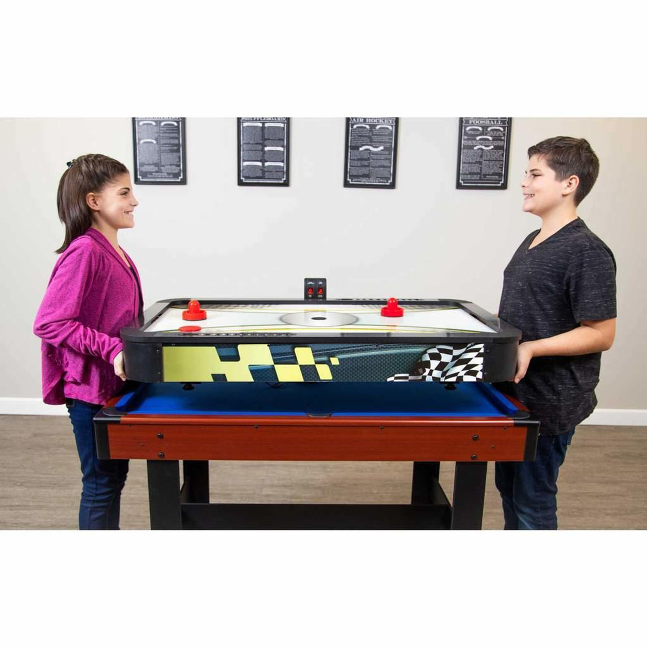 Buy Rapid Fire 42-in 3-in-1 Air Hockey Multi-Game Table on Pool and Spa  Supply Store