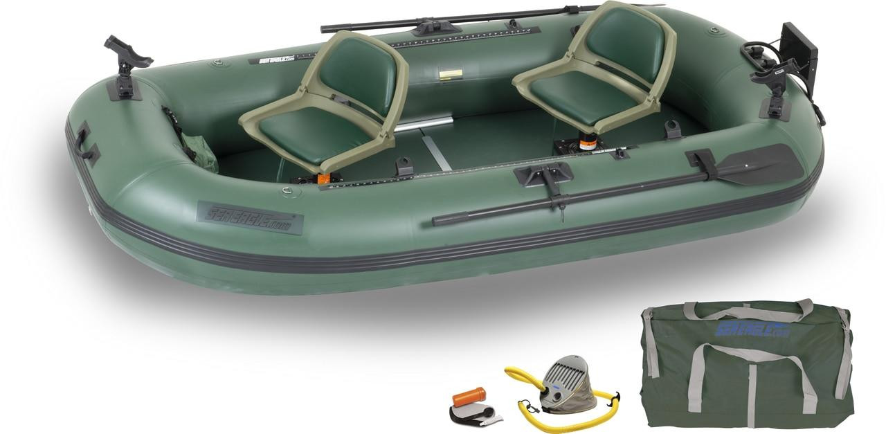 Sea Eagle STS10 Stealth Stalker Inflatable Fishing Boat - Pool and