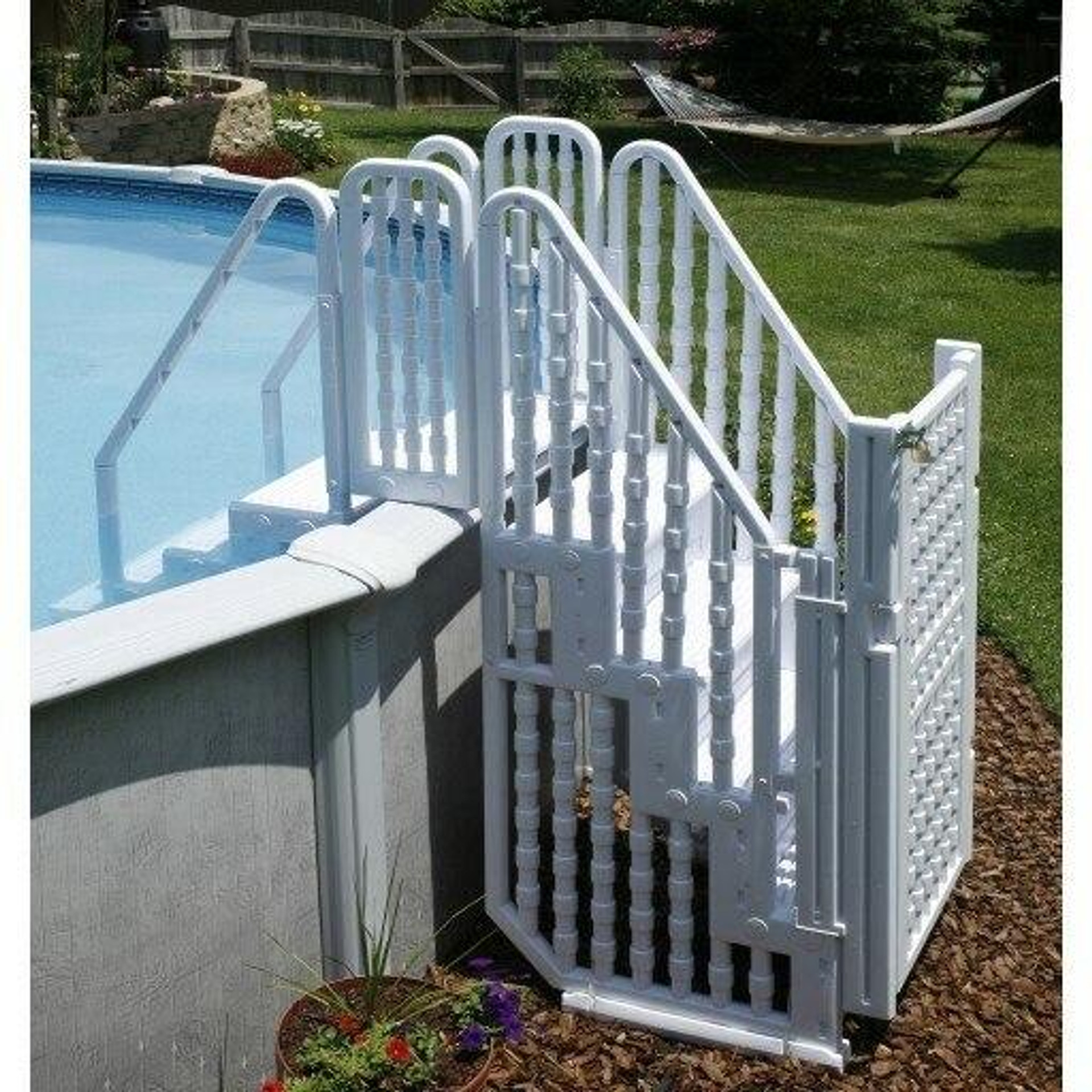 handicap pool step rail