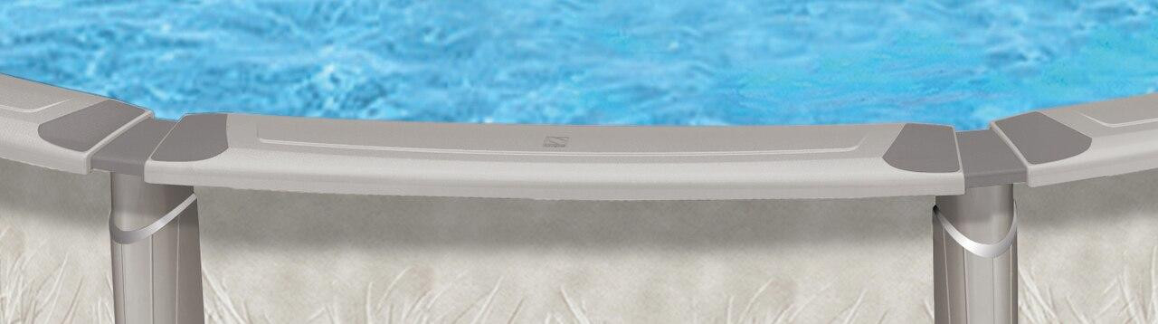 Azor Resin Above Ground Oval 54" Deep Pool Package on Pool and Spa