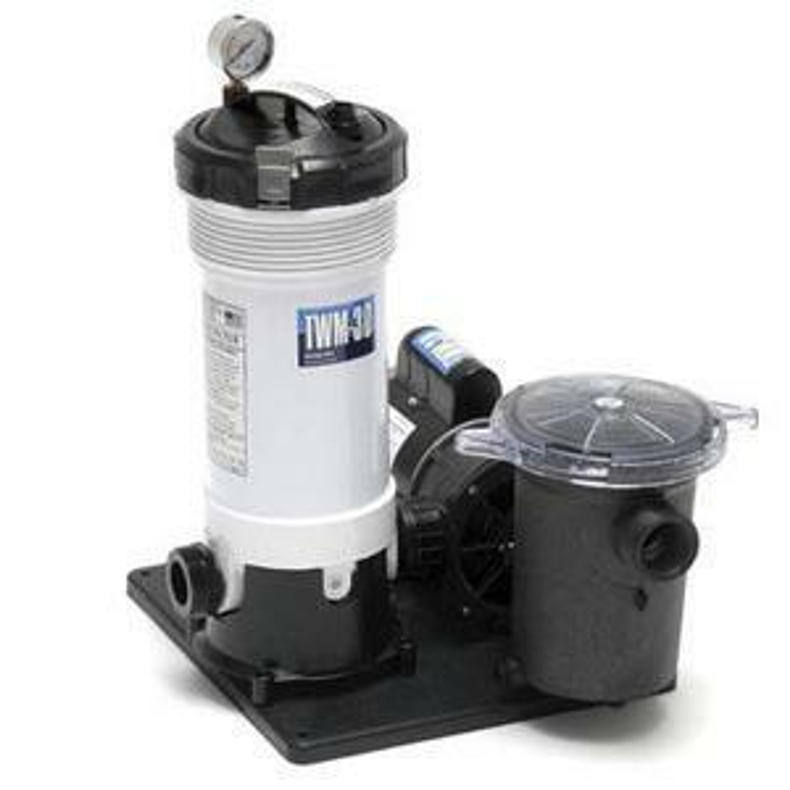 WaterWay 5204070 TWM30 Above Ground Cartridge Filter System on Pool