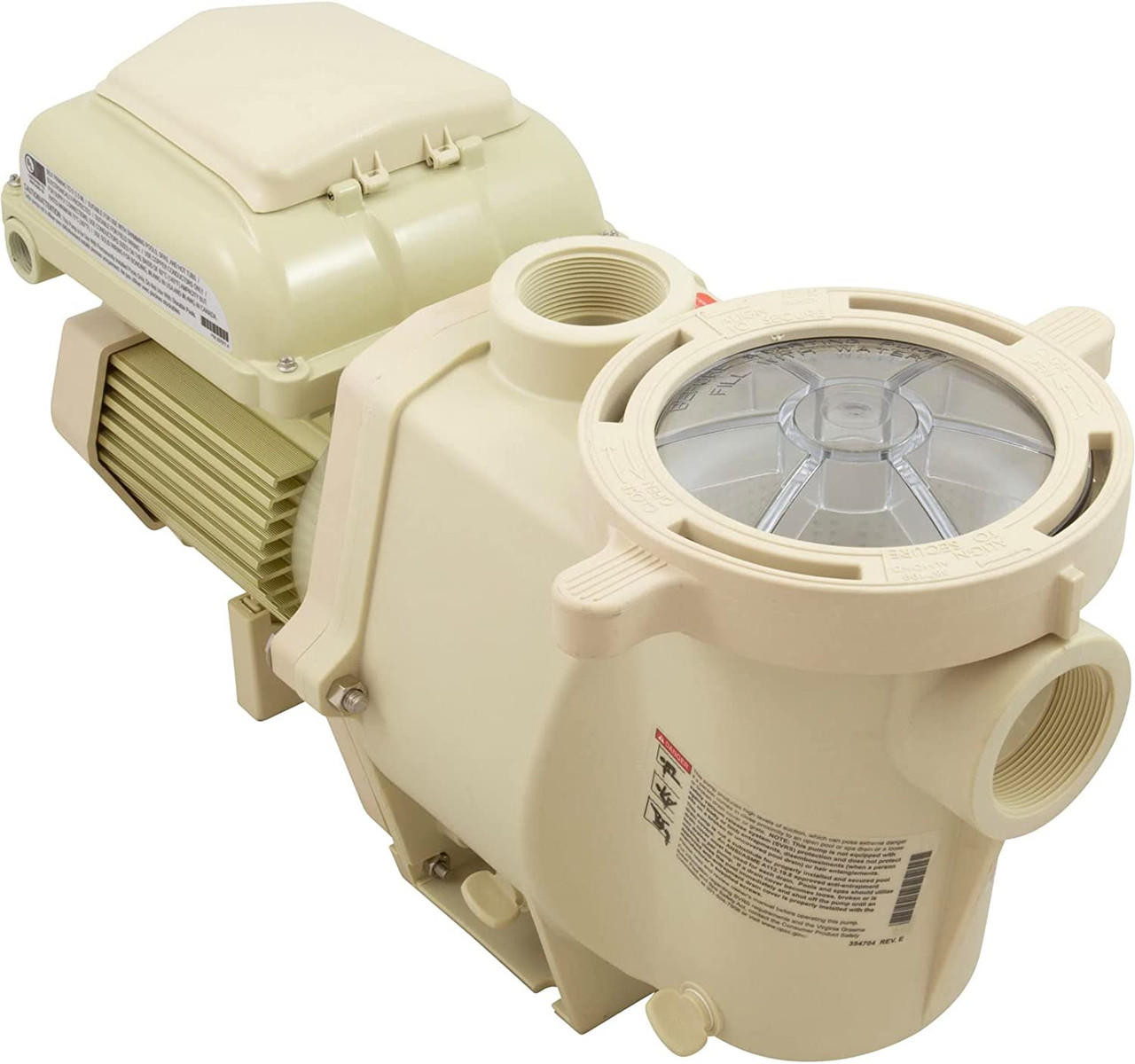 Pentair Intelliflo VS+ SVRS High Performance Pump on Pool and Spa ...