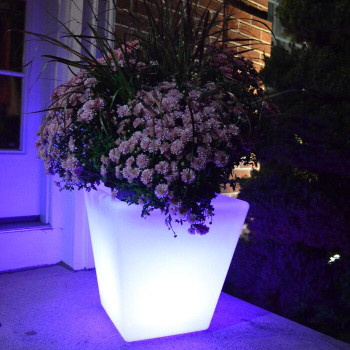 Main Access Illuminate Your Life The Fiji LED Square Planter