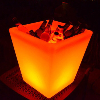 Main Access Illuminate Your Life The Fiji LED Square Planter