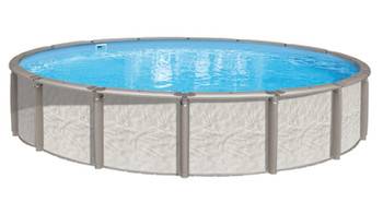 Wilbar International Azor Resin Above Ground Round 54 Deep Pool Package Wilbar International Azor Resin Above Ground Round 54 Deep Pool Package