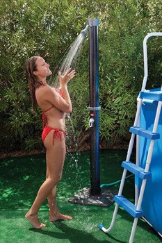 GAME Outdoor Solar Shower with Base