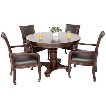 Blue Wave Bridgeport 2-in-1 Poker Game Table Set Blue Wave Bridgeport 2-in-1 Poker Game Table Set