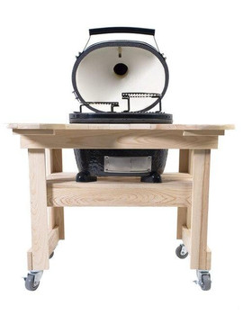 Primo Grills and Smokers Primo Grill Cypress Table for Oval Junior