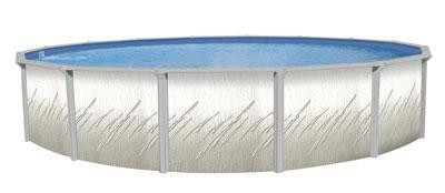 Wilbar International Pretium Round Above Ground Pool 52 Deep with 6 Top Rail