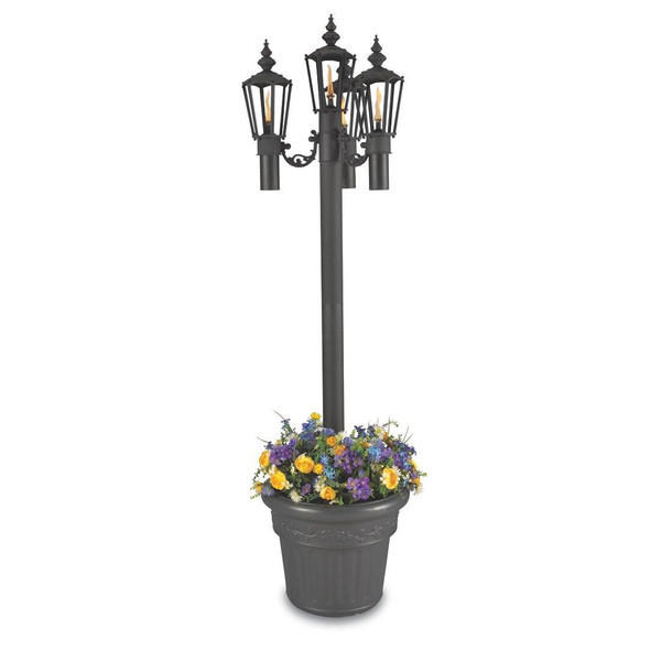 Patio Living Concepts Park Style Citronella Planter Lamp quad lamp