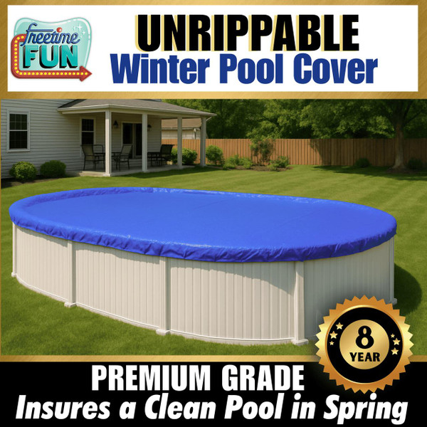 Freetime Fun UnRippable Winter Cover for Aboveground Pools 