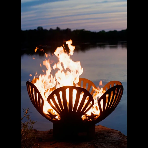  Fire Pit Art Barefoot Beach Fire Pit - Coastal Inspired Design for Outdoor Relaxation 