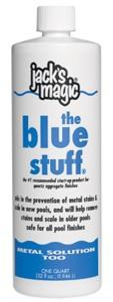 Jacks Magic Jacks Magic 1Quart Metal Solution Too, The Blue Stuff