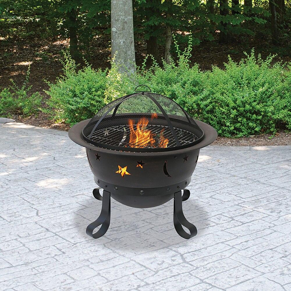 Buy Endless Summer Oil Rubbed Bronze Wood Burning Outdoor Fire Pit with ...